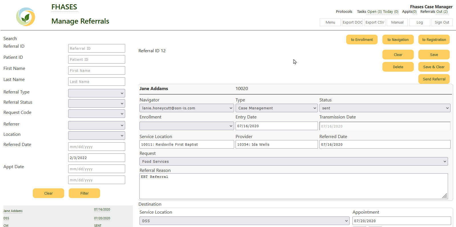 FHASES Community Collaboratives Screenshot